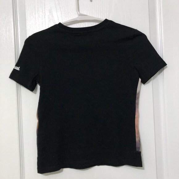 Desigual‎ Kids Black T-Shirt With Lion Print Short Sleeves Size 5/6 NWT - Picture 7 of 7
